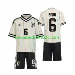 Uitshirt Japan Wataru Endo 6 Voetbalteneu Kinderen WK 2026 S-S