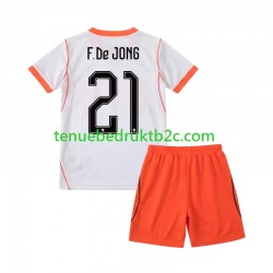 Uitshirt Nederland Frenkie de Jong 21 Voetbalteneu Kinderen WK 2026 S-S