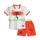 Uitshirt Nederland Virgil van Dijk 4 Voetbalteneu Kinderen WK 2026 S-S