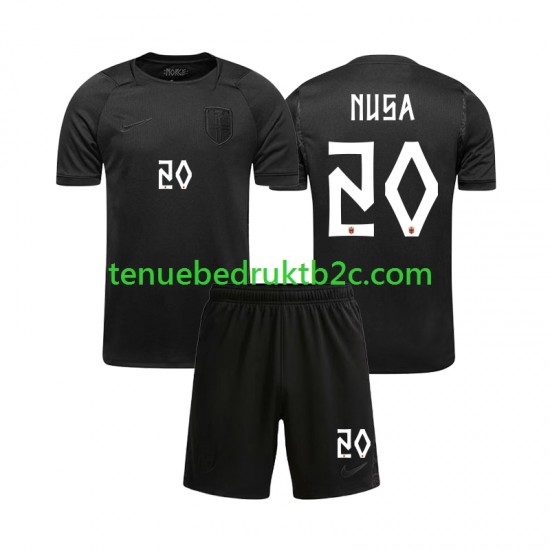 Uitshirt Noorwegen Antonio NUSA 20 Voetbalteneu Kinderen WK 2026 S-S