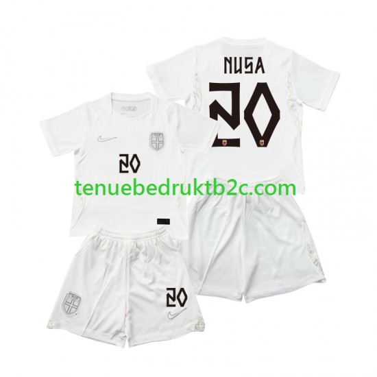 3de shirt Noorwegen Antonio NUSA 20 Voetbalteneu Kinderen WK 2026 S-S