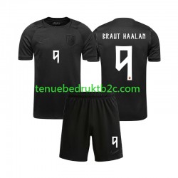 Uitshirt Noorwegen Braut Haaland 9 Voetbalteneu Kinderen WK 2026 S-S