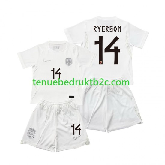 3de shirt Noorwegen Julian Ryerson 14 Voetbalteneu Kinderen WK 2026 S-S