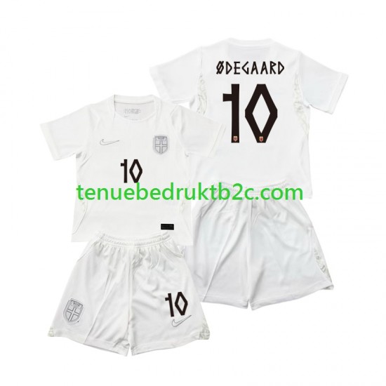 3de shirt Noorwegen Martin Odegaard 10 Voetbalteneu Kinderen WK 2026 S-S