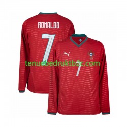 Thuisshirt Portugal Cristiano Ronaldo 7 Mannen WK 2026 L-S