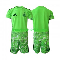 Spanje Keeper 6th Green color Voetbalteneu Kinderen WK 2026 S-S