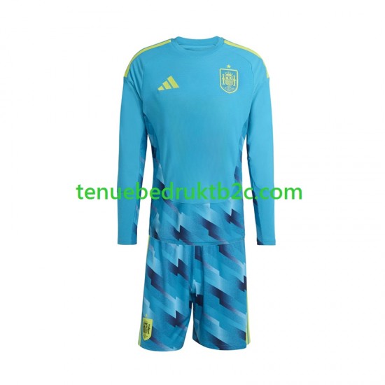 Thuisshirt Spanje Keeper Voetbalteneu Kinderen WK 2026 L-S