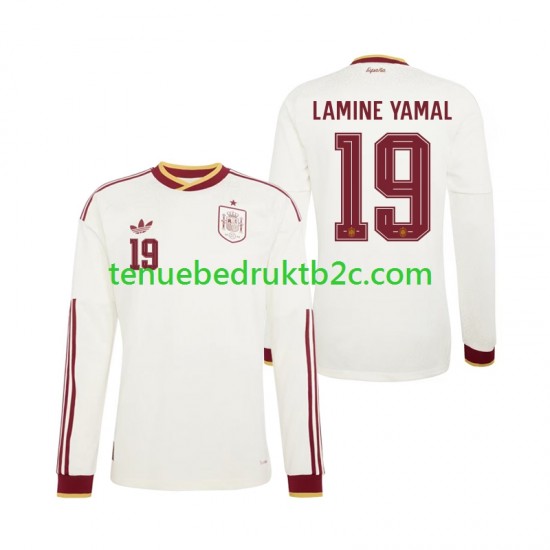 Uitshirt Spanje Lamine Yamal 19 Mannen WK 2026 L-S