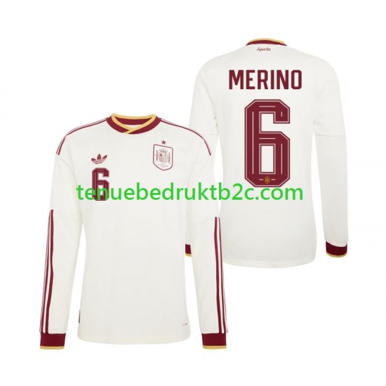 Uitshirt Spanje Mikel Merino 6 Mannen WK 2026 L-S