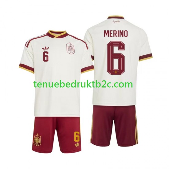 Uitshirt Spanje Mikel Merino 6 Voetbalteneu Kinderen WK 2026 S-S