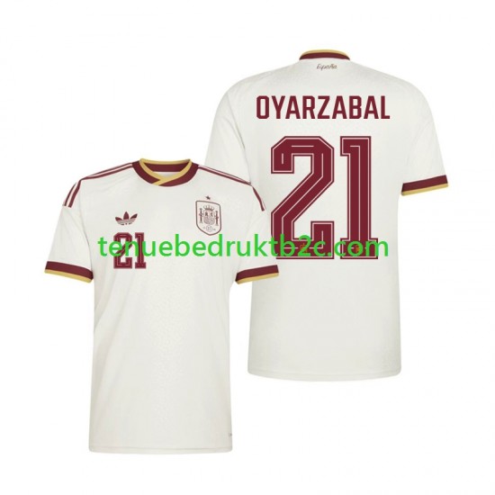 Uitshirt Spanje Mikel Oyarzabal 21 Mannen WK 2026 S-S