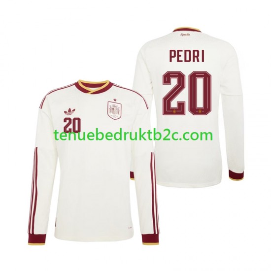 Uitshirt Spanje Pedri 20 Mannen WK 2026 L-S