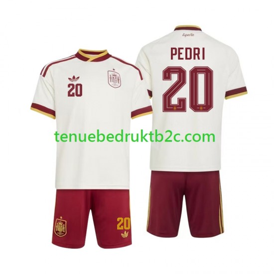Uitshirt Spanje Pedri 20 Voetbalteneu Kinderen WK 2026 S-S