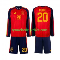 Thuisshirt Spanje Pedri 20 Voetbalteneu Kinderen WK 2026 L-S
