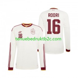 Uitshirt Spanje Rodri 16 Mannen WK 2026 L-S