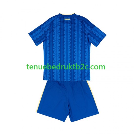 Uitshirt Zweden Voetbalteneu Kinderen WK 2026 S-S