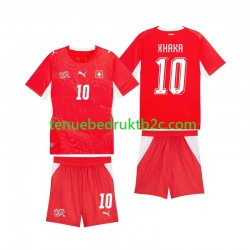 Thuisshirt Zwitserland Granit Xhaka 10 Voetbalteneu Kinderen WK 2026 S-S