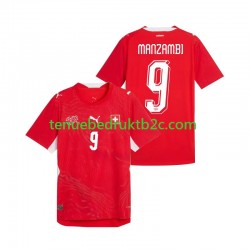 Thuisshirt Zwitserland Johan Manzambi 9 Mannen WK 2026 S-S