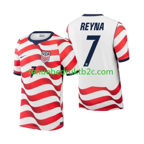Thuisshirt USA Giovanni Reyna 7 Mannen WK 2026 S-S