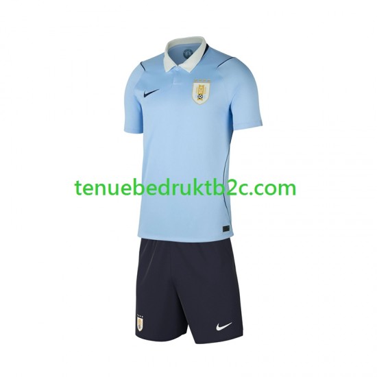 Thuisshirt Uruguay Voetbalteneu Kinderen WK 2026 S-S