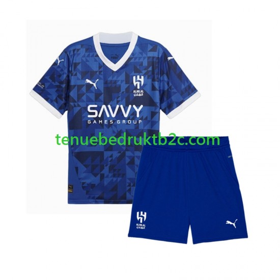 Thuisshirt Al-Hilal Voetbalteneu Kinderen 2024-25 S-S