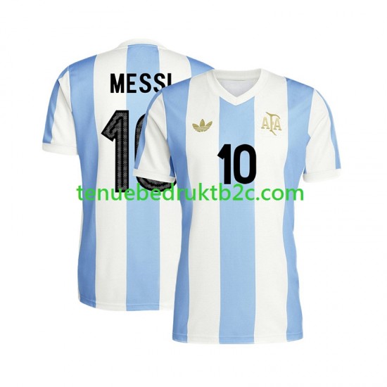 Thuisshirt Argentinië Lionel Messi 10 50 Anniversary Mannen S-S