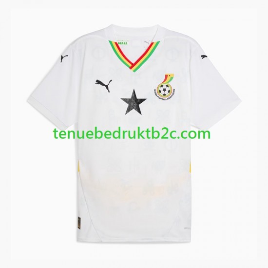 Thuisshirt Ghana Mannen 2024 S-S