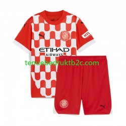 Thuisshirt Girona Voetbalteneu Kinderen 2024-25 S-S