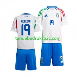 Uitshirt Italië Mateo Retegui 19 Voetbalteneu Kinderen 2024 S-S