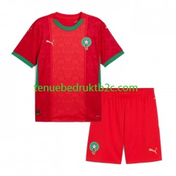 Thuisshirt Marokko Voetbalteneu Kinderen 2024 S-S