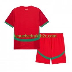 Thuisshirt Marokko Voetbalteneu Kinderen 2024 S-S