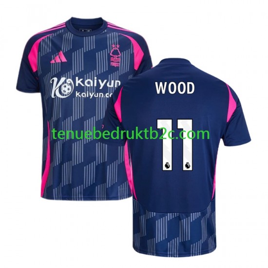 Uitshirt Nottingham Forest Chris Wood 11 Mannen 2024-25 S-S