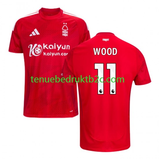 Thuisshirt Nottingham Forest Chris Wood 11 Mannen 2024-25 S-S