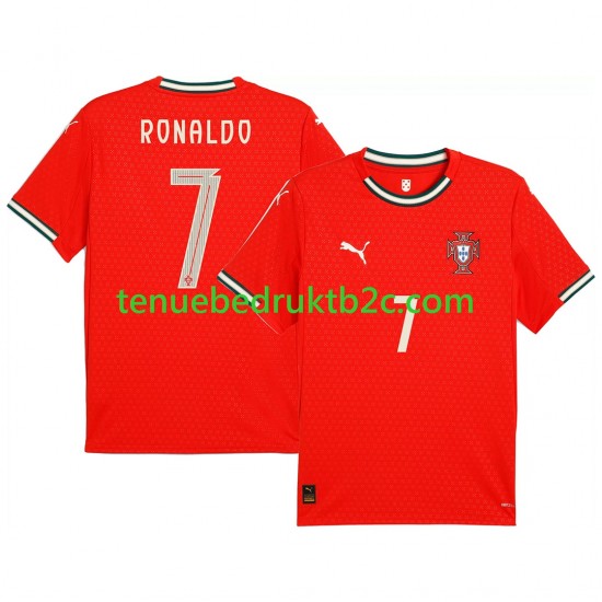 Thuisshirt Portugal RONALDO 7 Mannen 2025 S-S