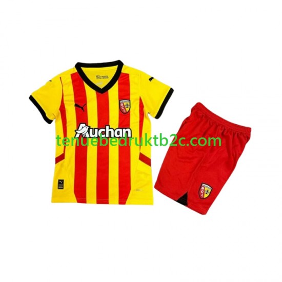 Thuisshirt RC Lens Voetbalteneu Kinderen 2024-25 S-S