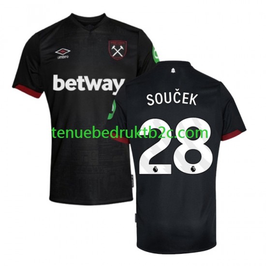 Uitshirt West Ham United SOUCEK 28 Mannen 2024-25 S-S