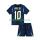 Uitshirt Brazilië Vinicius Junior 10 Voetbalteneu Kinderen WK 2026 S-S