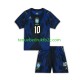 Uitshirt Brazilië Vinicius Junior 10 Voetbalteneu Kinderen WK 2026 S-S