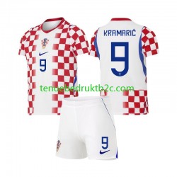 Thuisshirt Kroatië Andrej Kramaric 9 Voetbalteneu Kinderen WK 2026 S-S