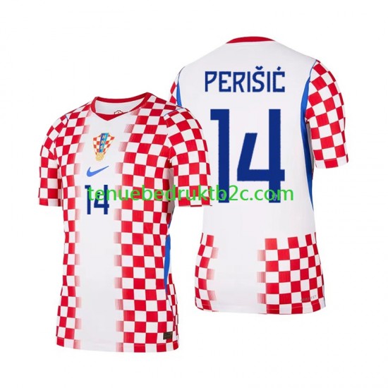 Thuisshirt Kroatië Ivan Perisic 14 Mannen WK 2026 S-S