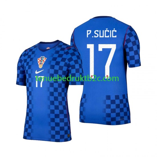 Uitshirt Kroatië Petar Sucic 17 Mannen WK 2026 S-S