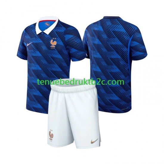 Thuisshirt Frankrijk Voetbalteneu Kinderen WK 2026 S-S
