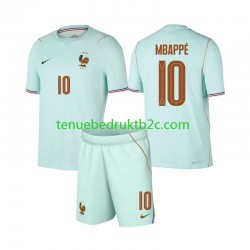Uitshirt Frankrijk Kylian Mbappe 10 Voetbalteneu Kinderen WK 2026 S-S