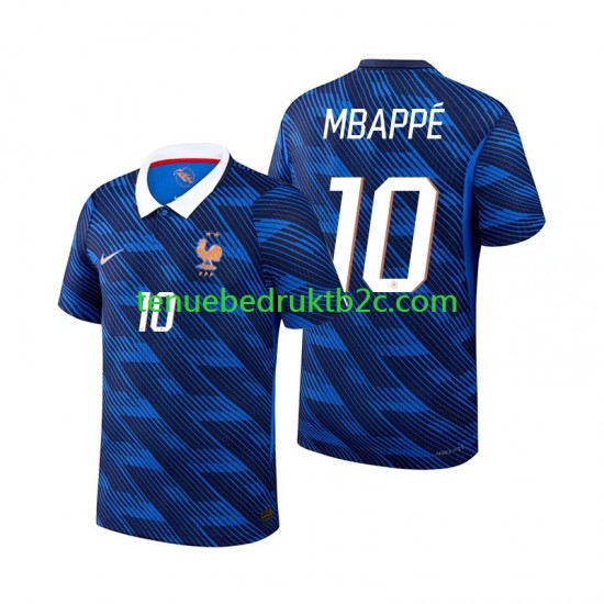 Thuisshirt Frankrijk Kylian Mbappe 10 Mannen WK 2026 S-S