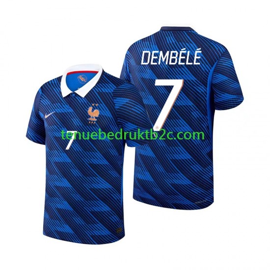 Thuisshirt Frankrijk Ousmane Dembele 7 Mannen WK 2026 S-S