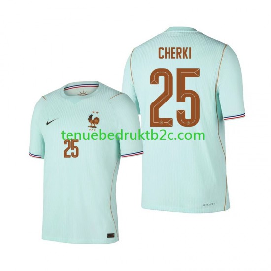 Uitshirt Frankrijk Rayan Cherki 25 Mannen WK 2026 S-S