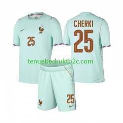 Uitshirt Frankrijk Rayan Cherki 25 Voetbalteneu Kinderen WK 2026 S-S