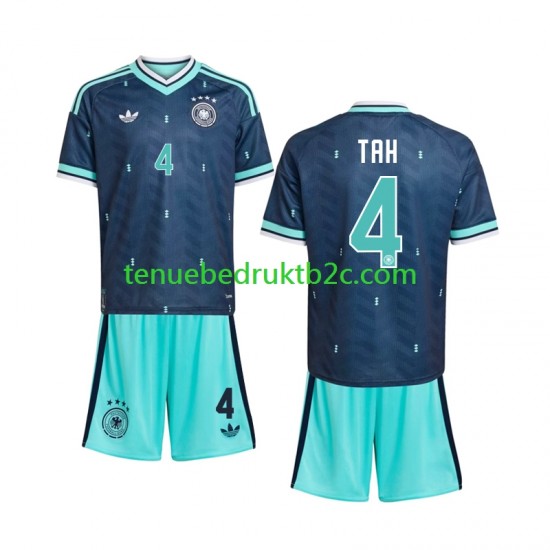 Uitshirt Duitsland Jonathan Tah 4 Voetbalteneu Kinderen WK 2026 S-S