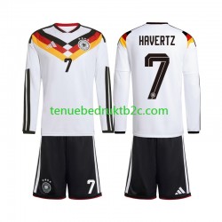 Thuisshirt Duitsland Kai Havertz 7 Voetbalteneu Kinderen WK 2026 L-S