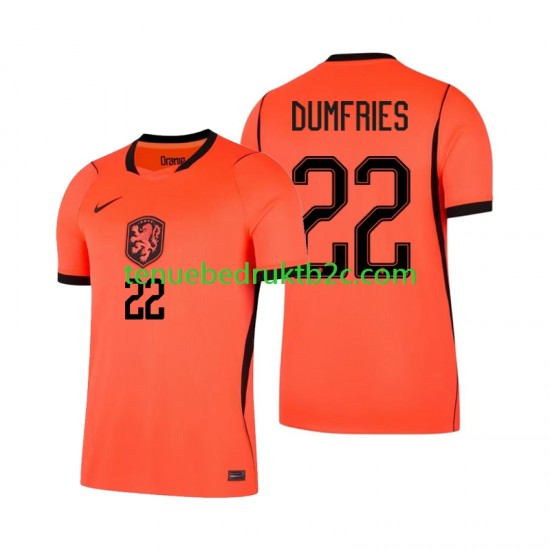 Thuisshirt Nederland Denzel Dumfries 22 Mannen WK 2026 S-S